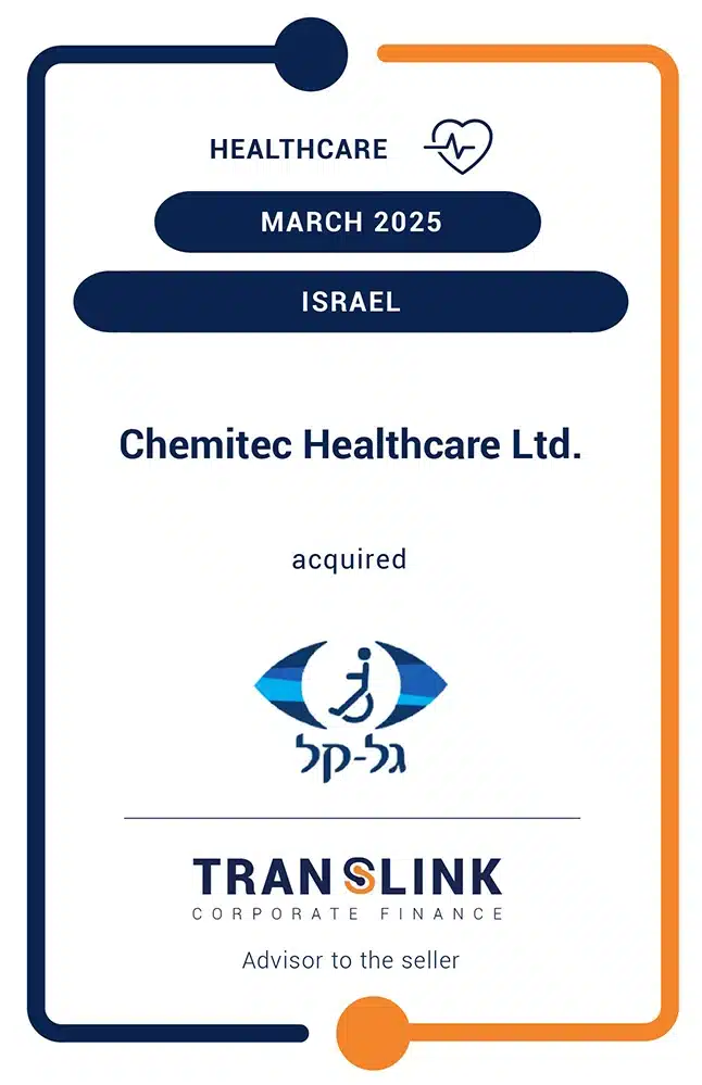 Translink Corporate Finance acted as exclusive advisor Gal-Kal on the sale to Chemitec